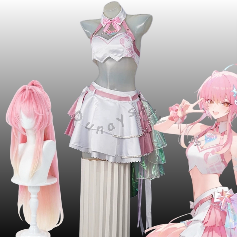 Anime Cosplay Pink - Costume de cosplay Wuthering Waves Aemeath,