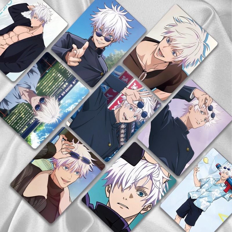 Anime Cosplay Gojo - 55 cartes laser Jujutsu Kaisen, anime