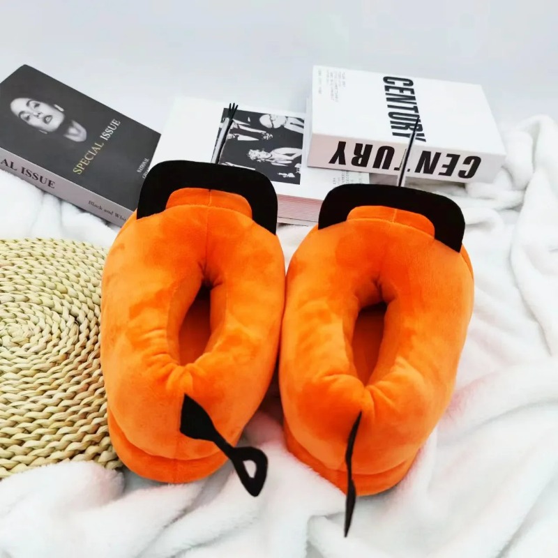 Cosplay Anime Shoes - Anime tronçonneuse homme Pochita maison pantoufle