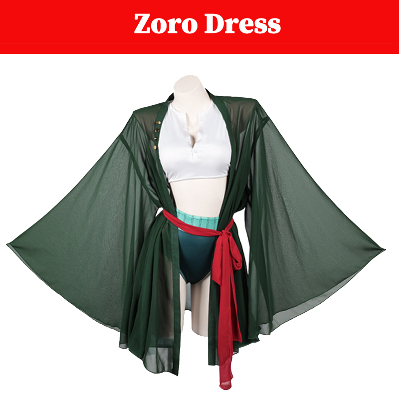 Anime Zoro Cosplay Female - Costume de cosplay Roronoa Zoro pour