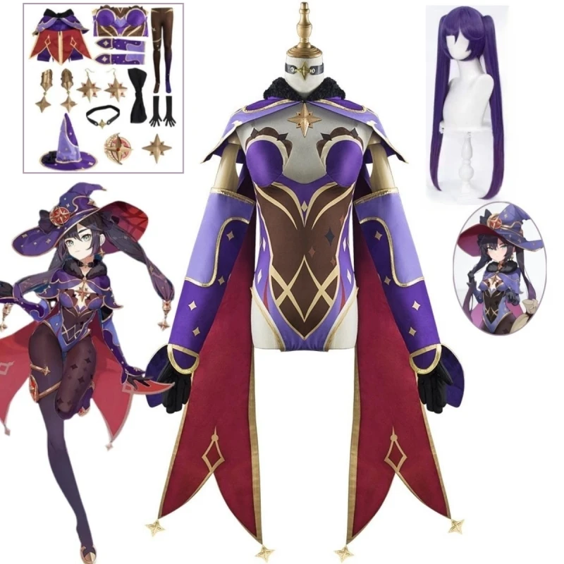 Anime Cosplay Manga - Genshin Impact Mona Cosplay Costume pour