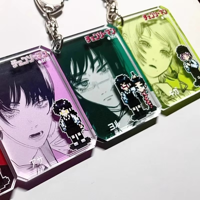 Anime Cosplay Makima - Porte-clés en acrylique Anime Makima Mitaka