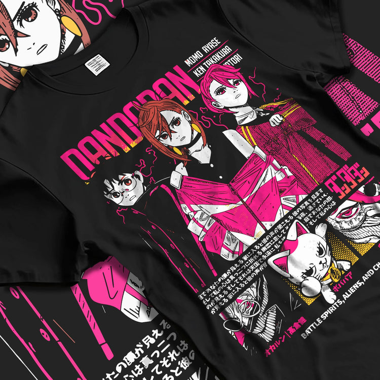 Anime Cosplay Title - T-shirt en coton oversize à imprimé