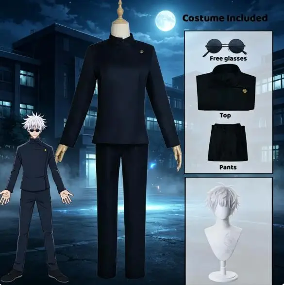Anime Cosplay Gojo - Costume de cosplay Gojo Satoru de