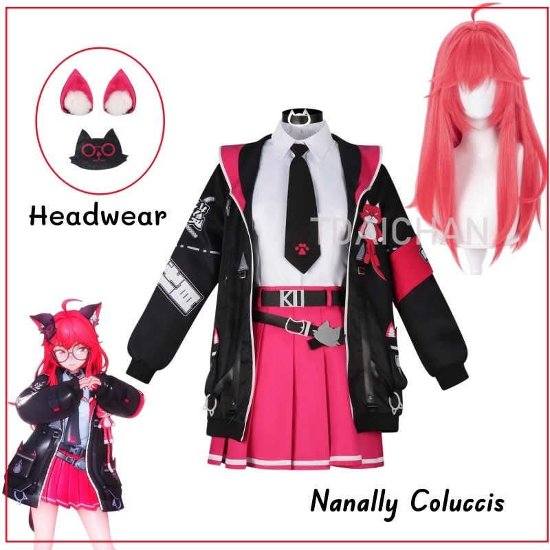 Anime Cosplay Pink - Costume de cosplay complet Nanally Coluccis