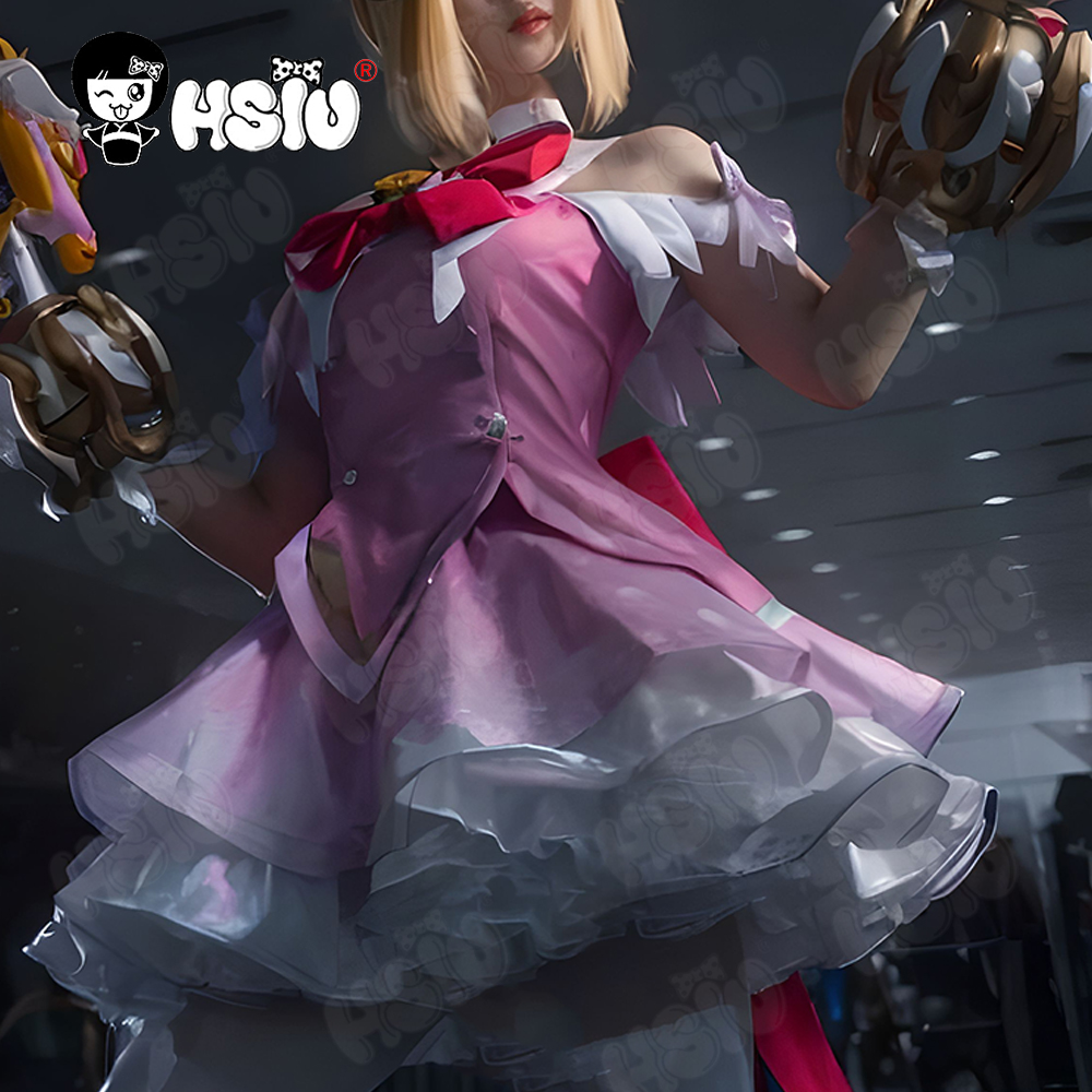 Anime Cosplay Pink - Juno Cosplay Costume perruque HSIU Blonde