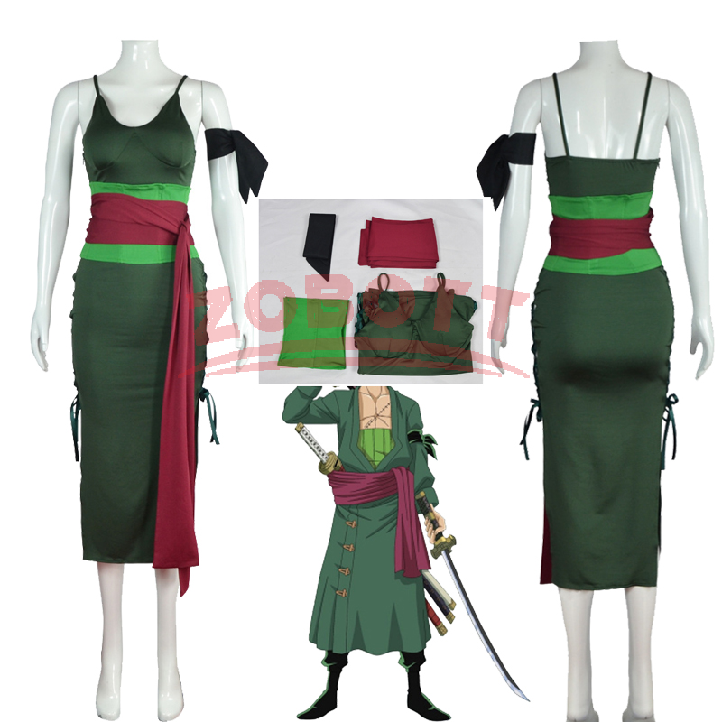 Anime Zoro Cosplay Female - Costume de Cosplay Anime Roronoa Zoro,