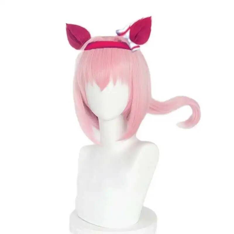 Anime Cosplay Pink - Uma Musume Haru Urara Cosplay perruque