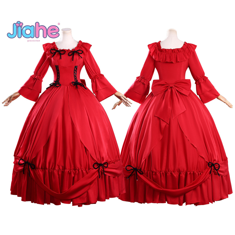 Anime Cosplay Red - Costume de cosplay Scarlett, je peux