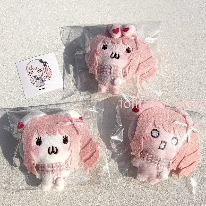 Anime Cosplay Pink - Porte-clés en peluche lapin mignon Mizuki