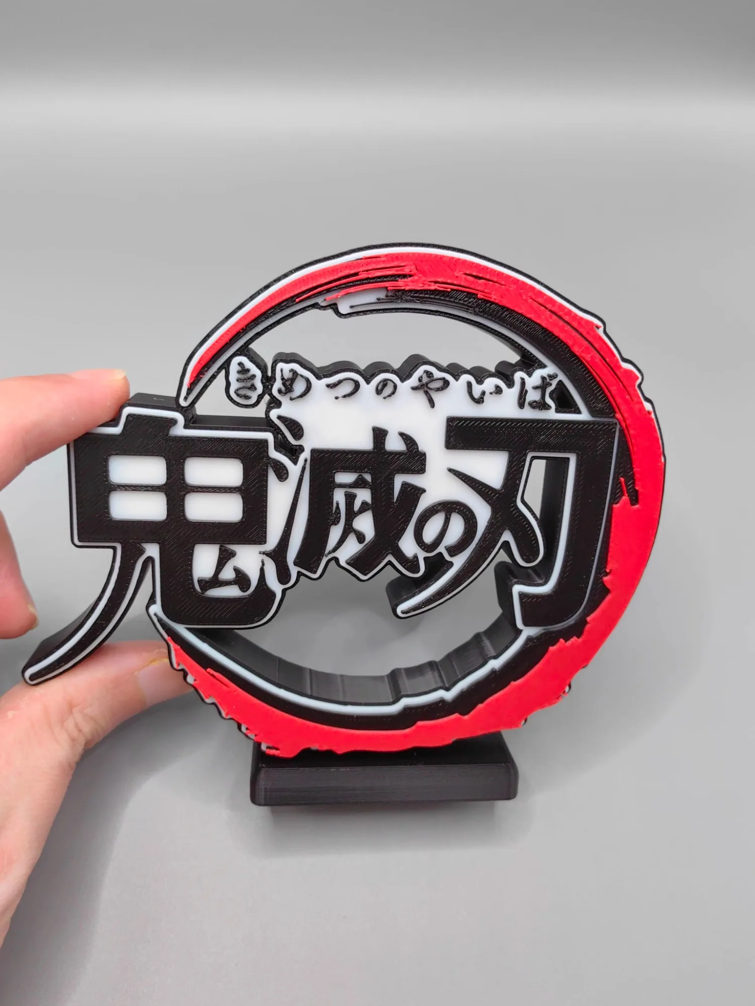 Anime Kimetsu No Yaiba 3D Logo - Anime Cosplay Title avis et prix