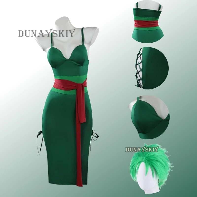 Costume de Cosplay Anime Roron - Anime Zoro Cosplay Female avis et prix
