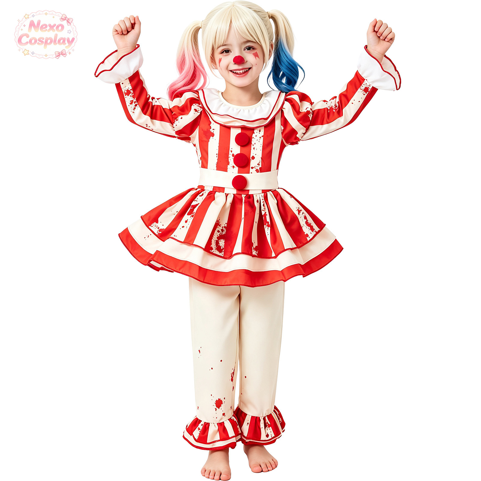 Costume de Clown d'Horreur Ray - Anime Cosplay Red avis et prix