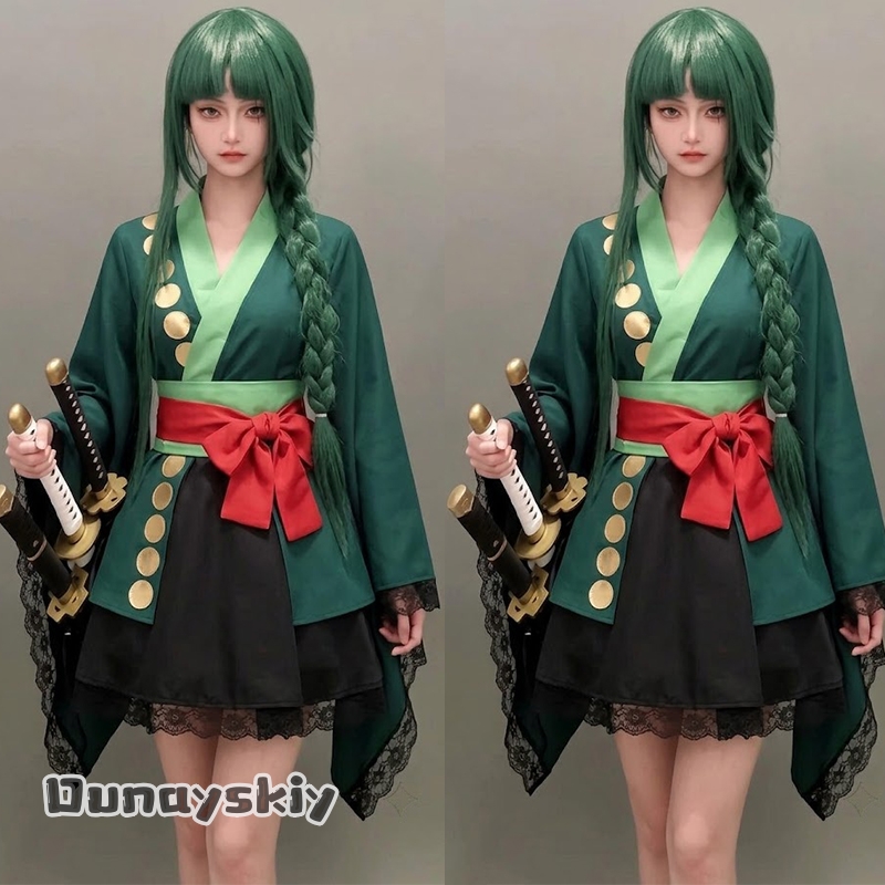 Costume de Cosplay Anime Roron - Anime Zoro Cosplay Female avis et prix