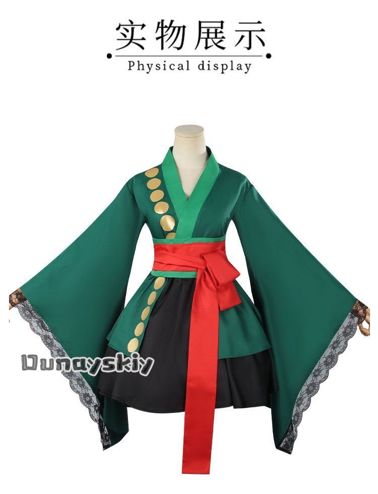 Costume de Cosplay Anime Roron - Anime Zoro Cosplay Female avis et prix