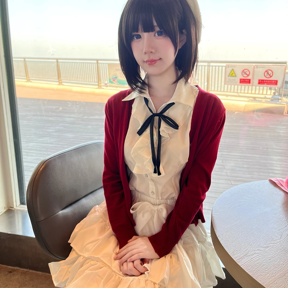 Ensemble manteau rouge pour fi - Anime Cosplay Red avis et prix