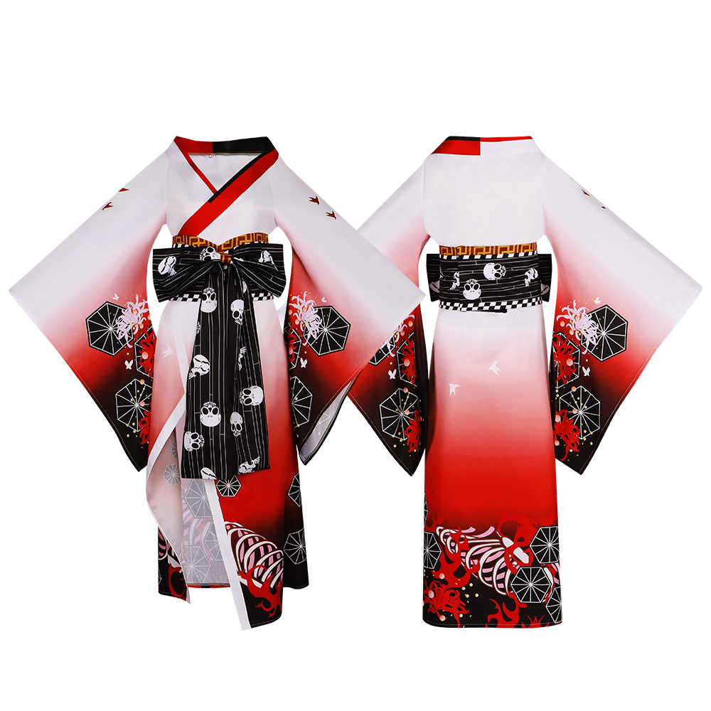Costume de cosplay Kimono Hyak - Anime Cosplay Makima avis et prix