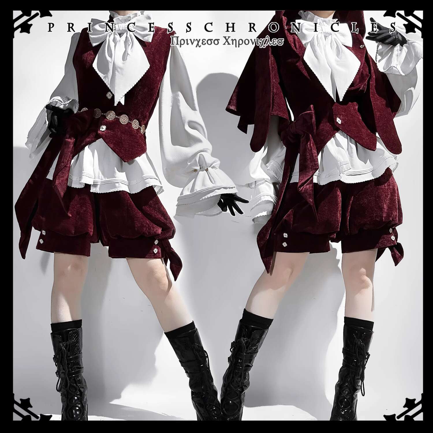 Manteau rouge mignon Lolita or - Anime Cosplay Red avis et prix