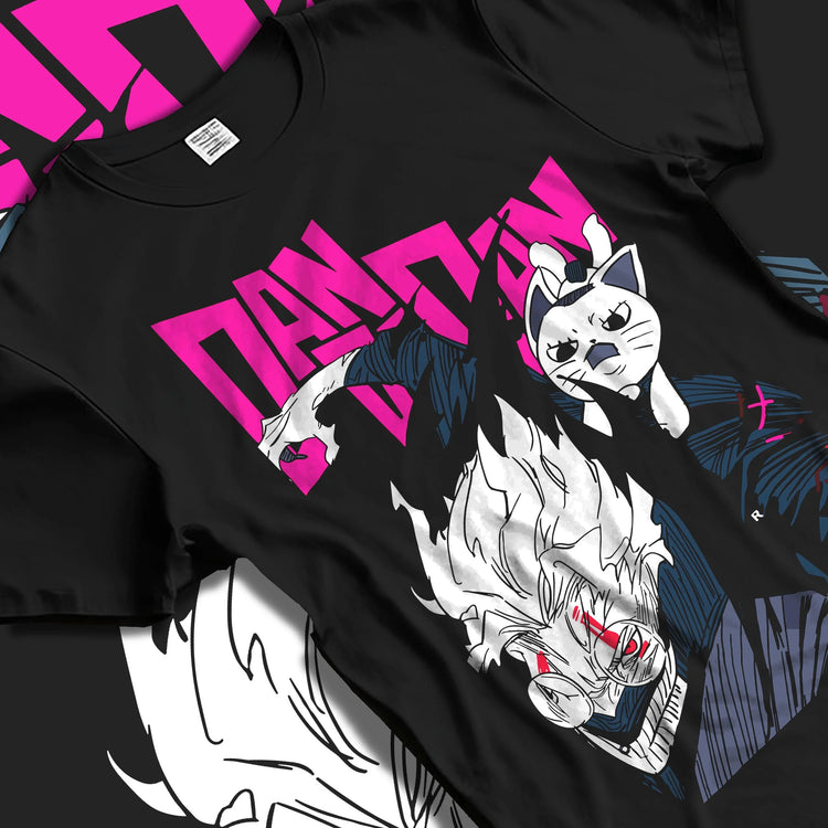T-shirt en coton oversize à im - Anime Cosplay Title avis et prix