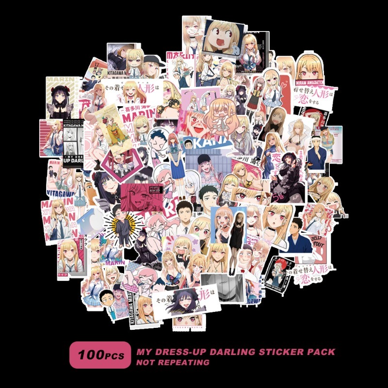 100 autocollants graffiti My D - Anime Cosplay Simple avis et prix