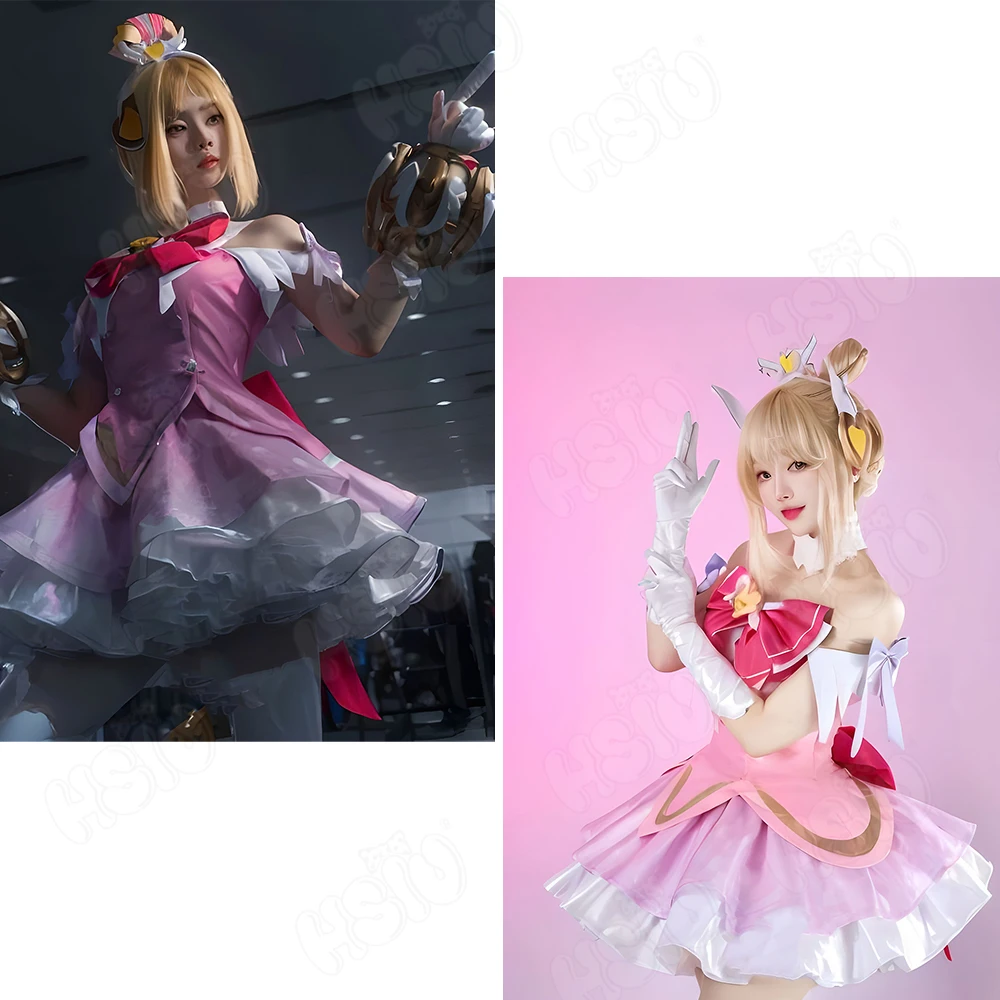 Juno Cosplay Costume perruque  - Anime Cosplay Pink avis et prix