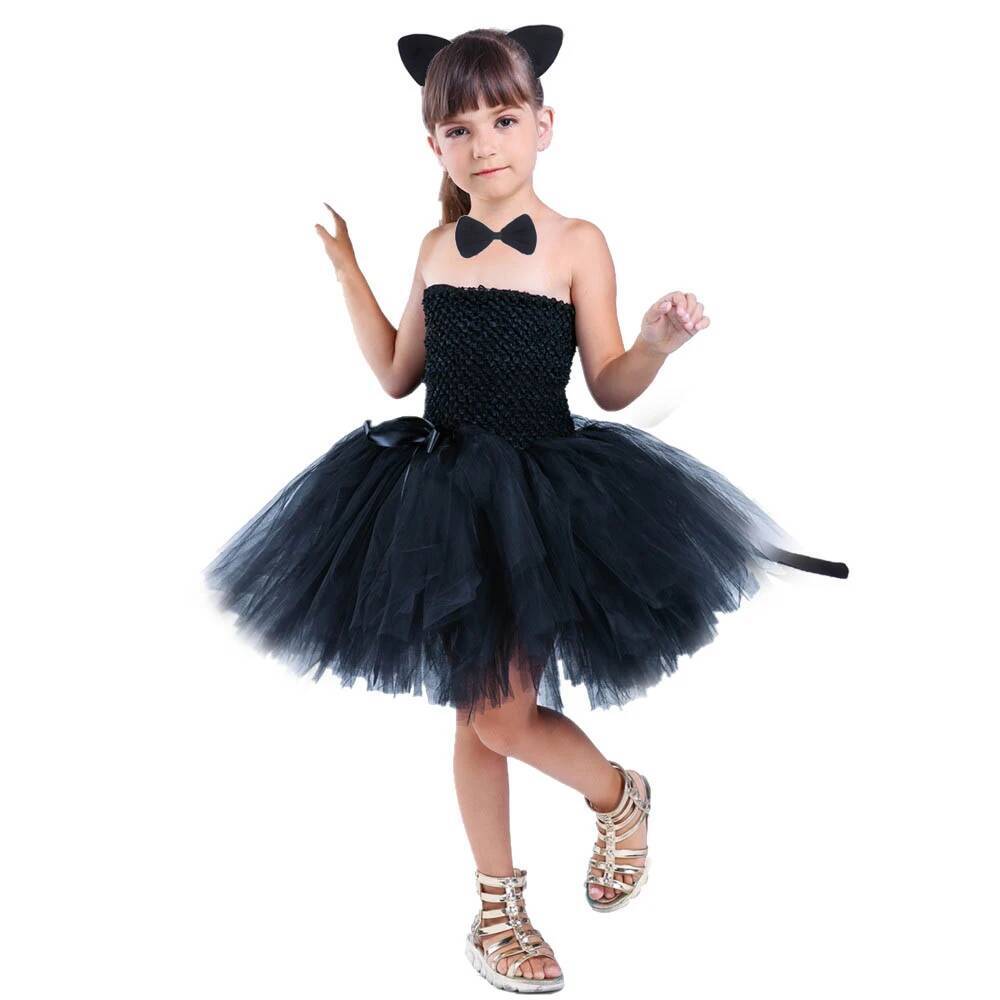 Robe Tutu Chat Noir Adorable p - Anime Cosplay Simple avis et prix