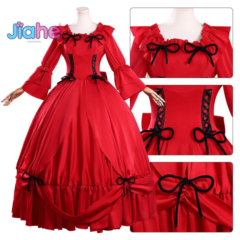 Costume de cosplay Scarlett, j - Anime Cosplay Red avis et prix