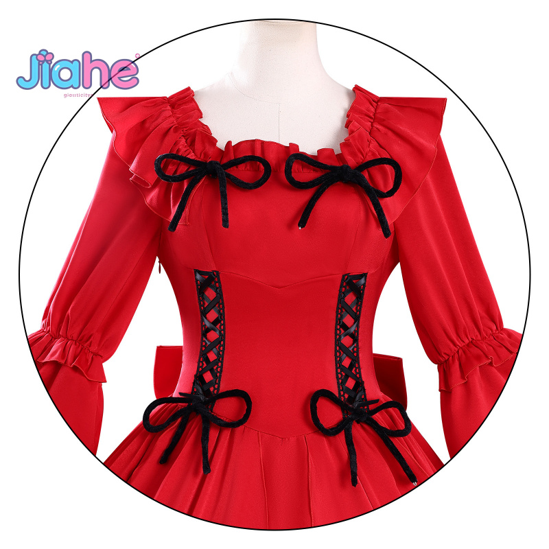 Costume de cosplay Scarlett, j - Anime Cosplay Red avis et prix
