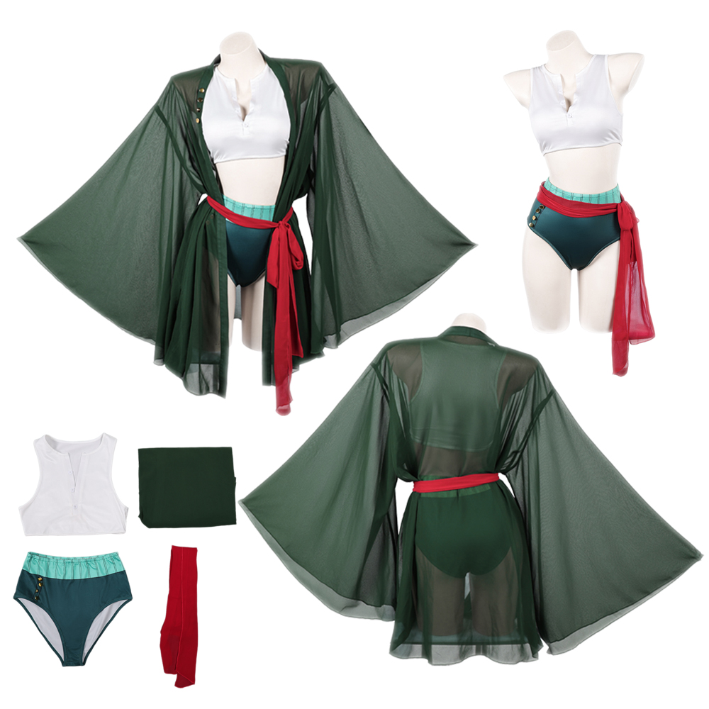 Kimono vert foncé pour femmes, - Anime Zoro Cosplay Female avis et prix